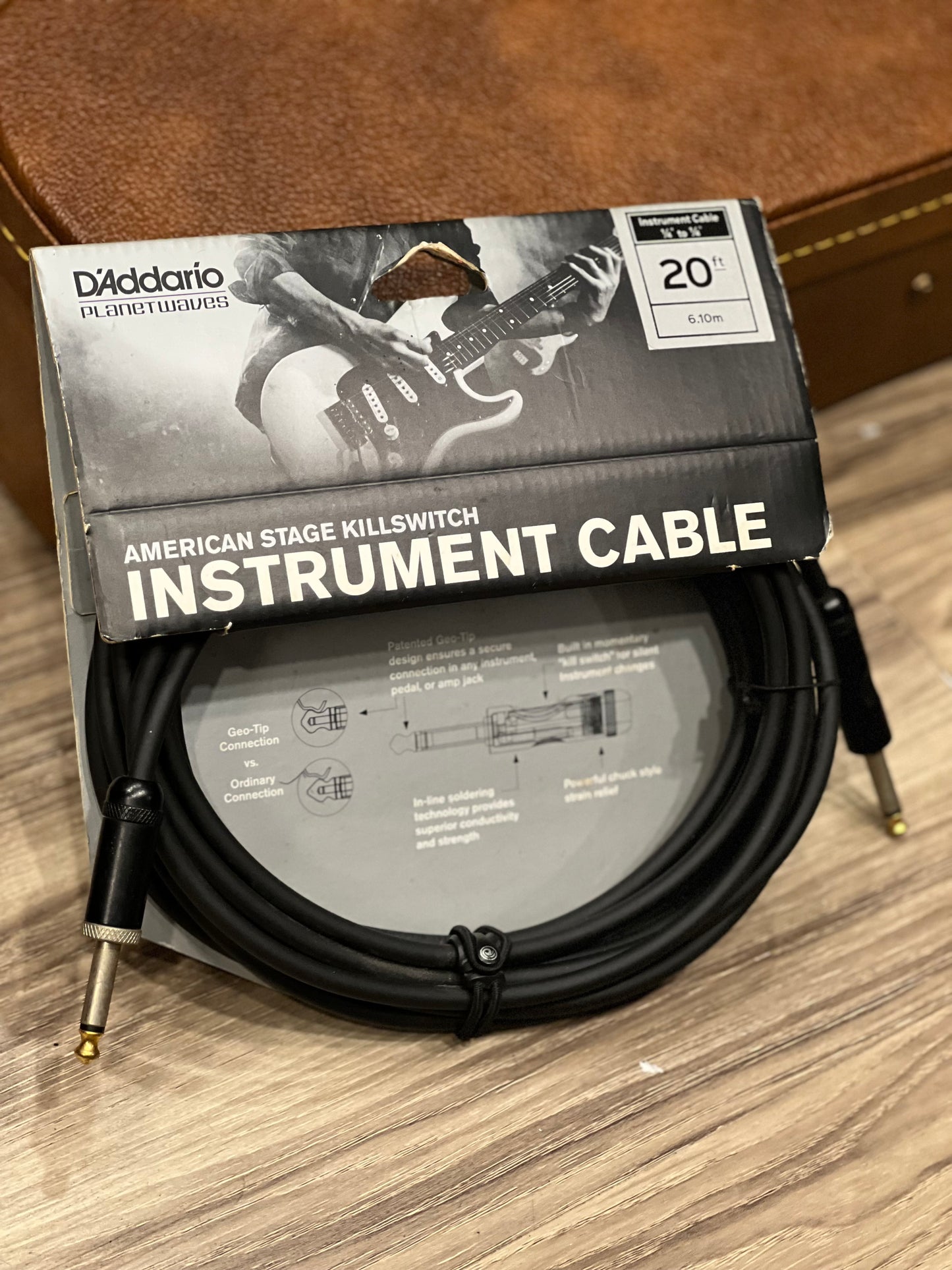 Planet Waves PW-AMSK-20 American Stage Kill Switch Instrument Cable (20 ft)