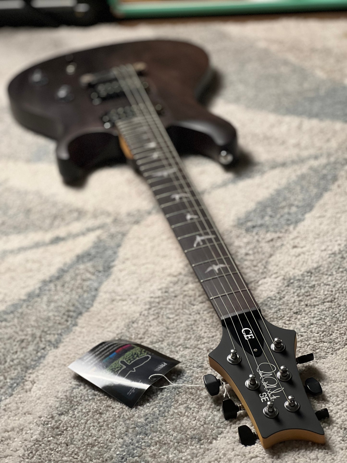 PRS SE CE 24 Standard Satin Stoptail in Satin Charcoal