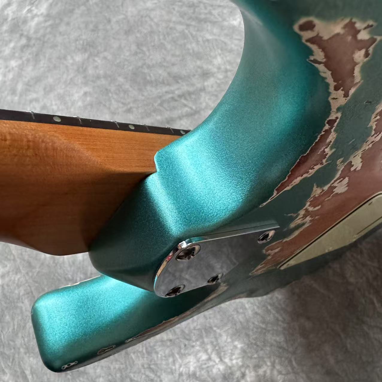 Dhatarattha Performance DST HSS in Ocean Turquoise with RW FB and Nitrocellulose Lacquer Relic