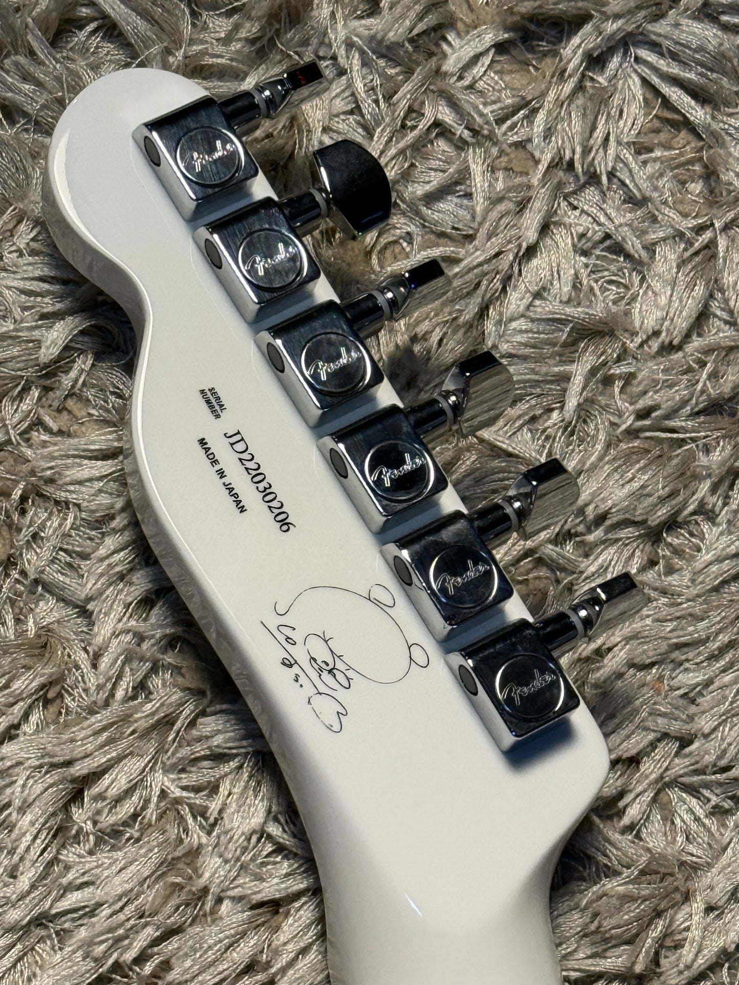 Fender Japan Silent Siren Signature Telecaster with Maple FB in Arctic White JD22030206 (USED)