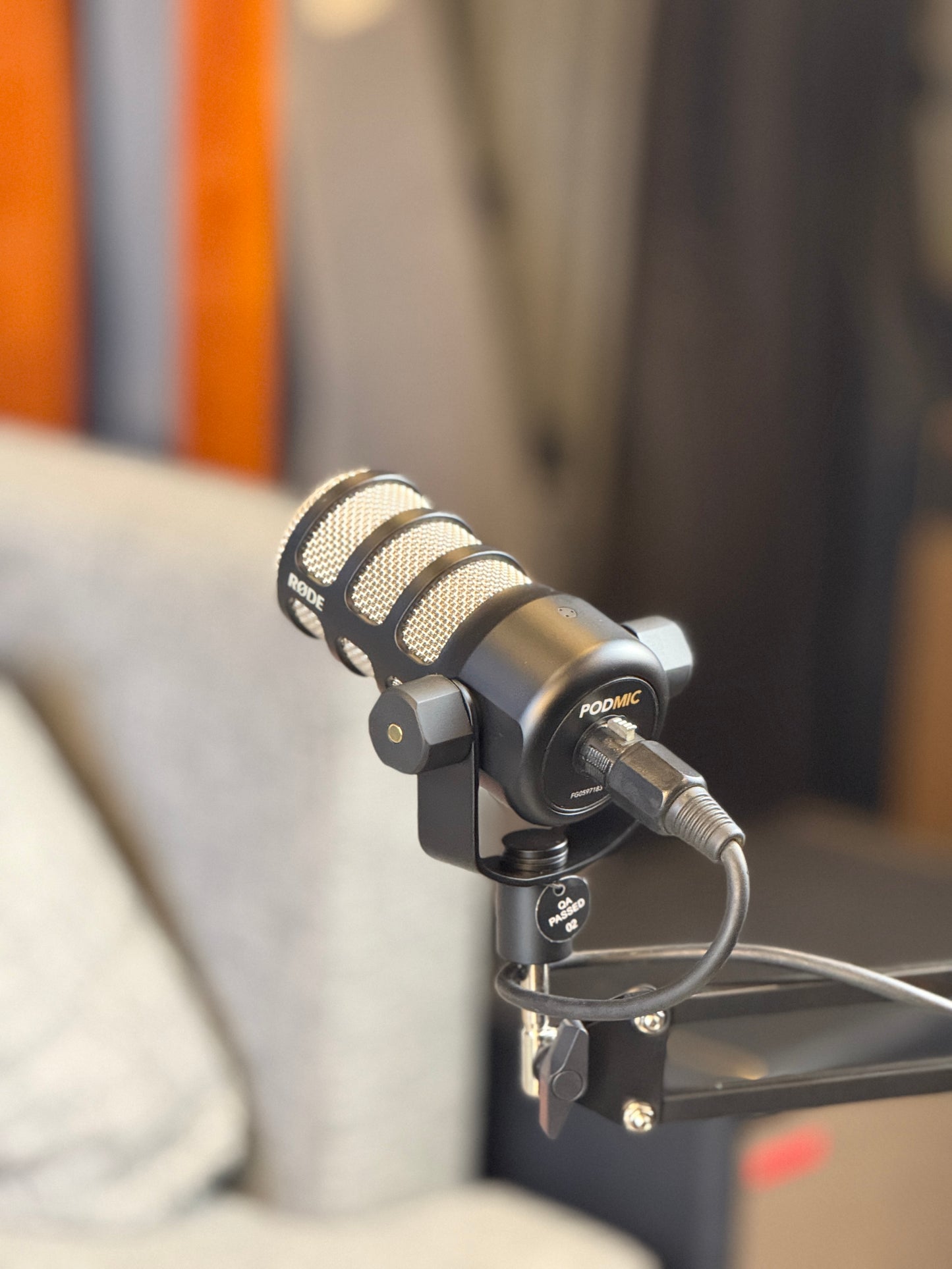 Rode PodMic Cardioid Dynamic Broadcast Microphone - Black