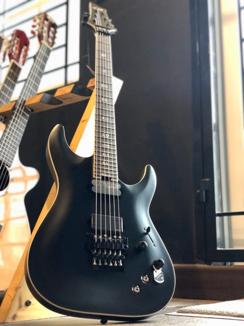 Schecter C-1 FR S SLS Elite Evil Twin - Satin Black