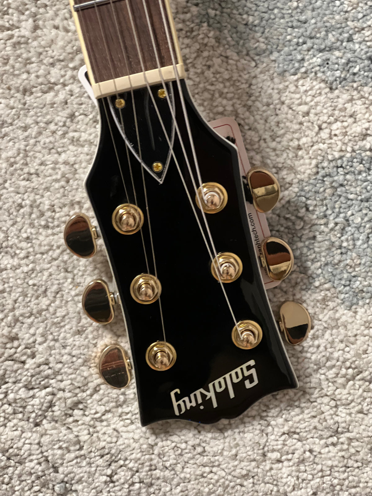 Soloking SH-335 Heritage in Alpine White with Gold Hardware