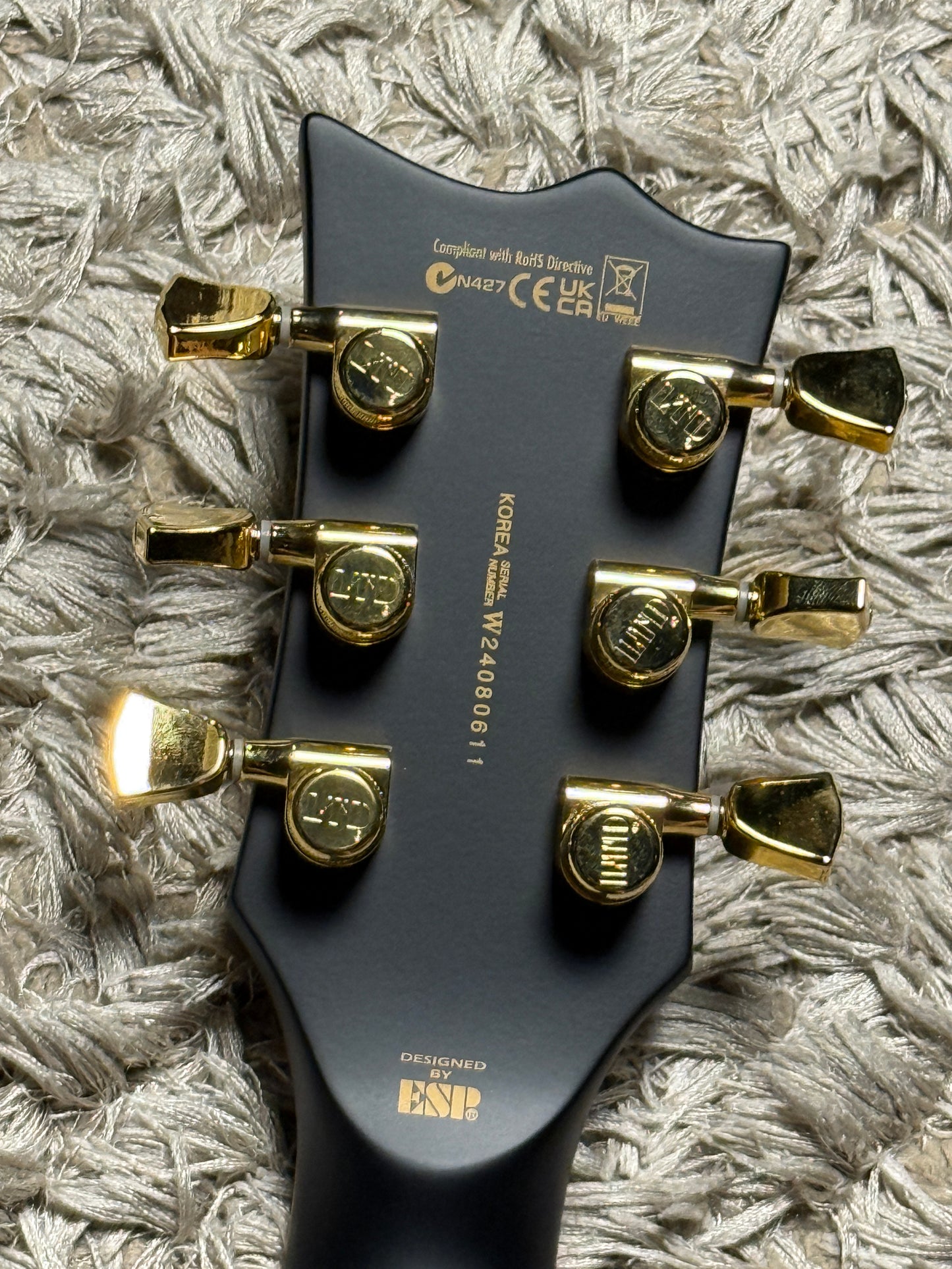 ESP LTD EC-1000 with Seymour Duncan in Vintage Black W24080611