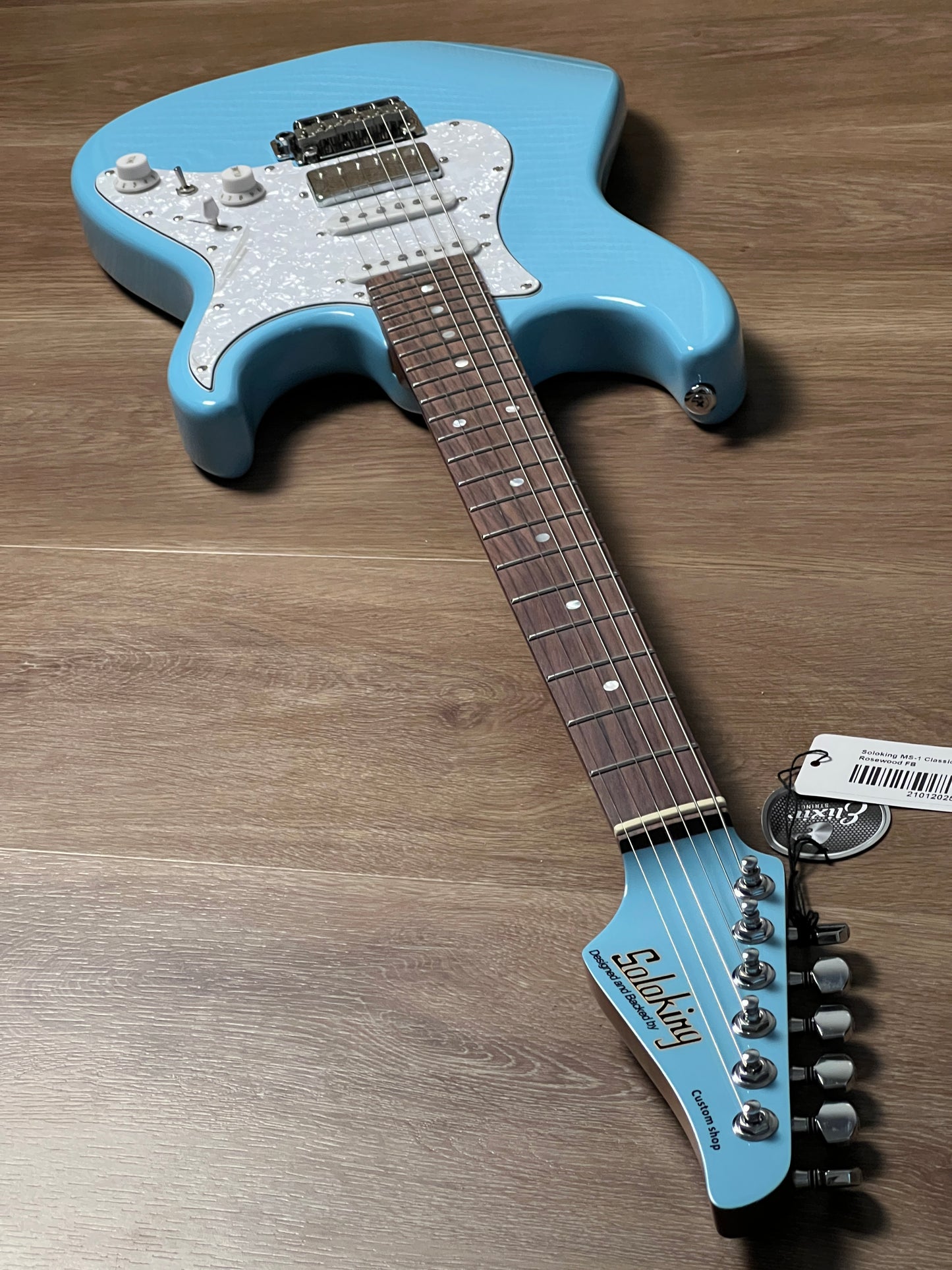 Soloking MS-1 Classic MKII in Daphne Blue with Rosewood FB