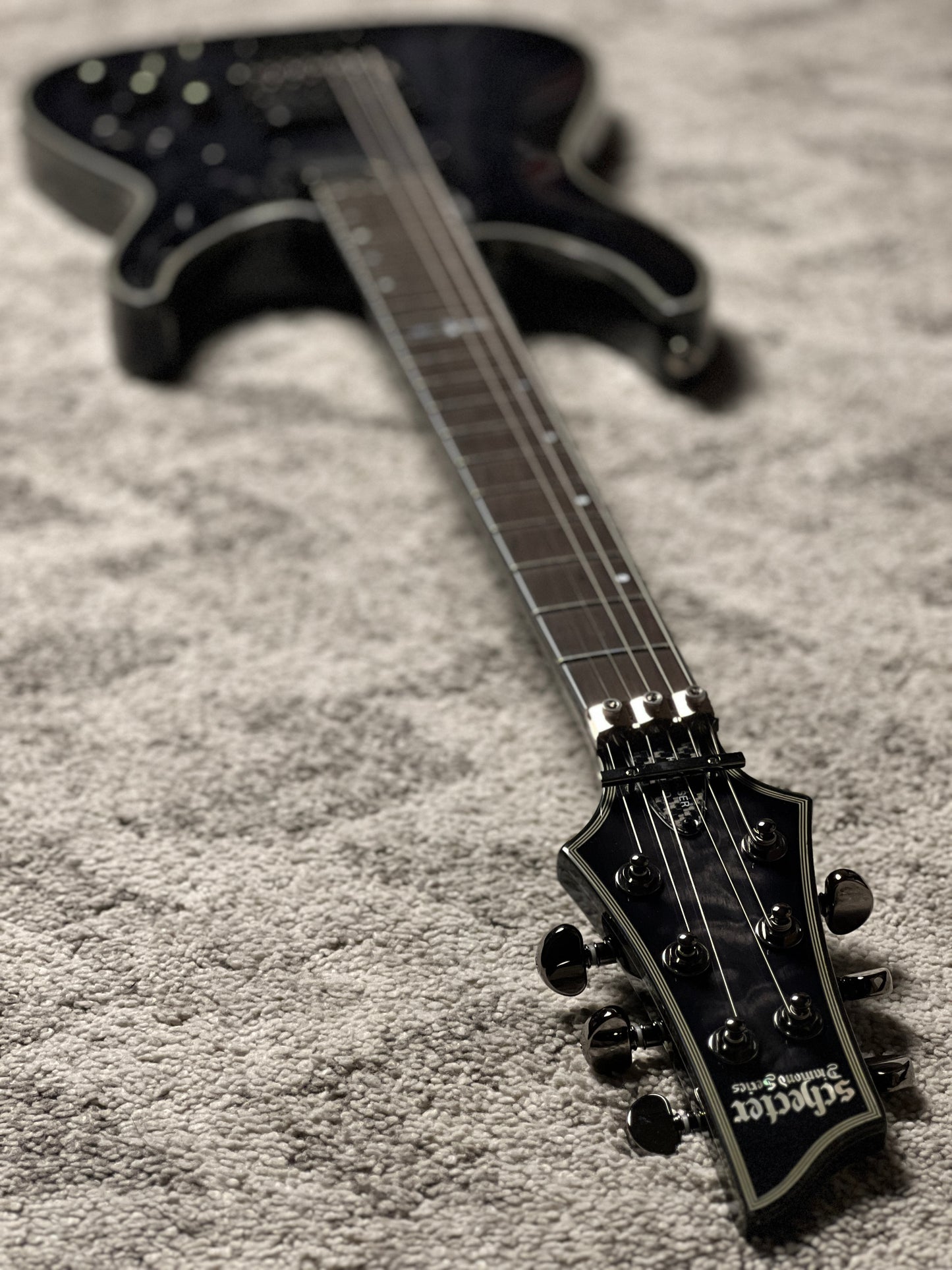 Schecter Hellraiser Hybrid C-1 FR S TBB in Trans Black Burst W24110107