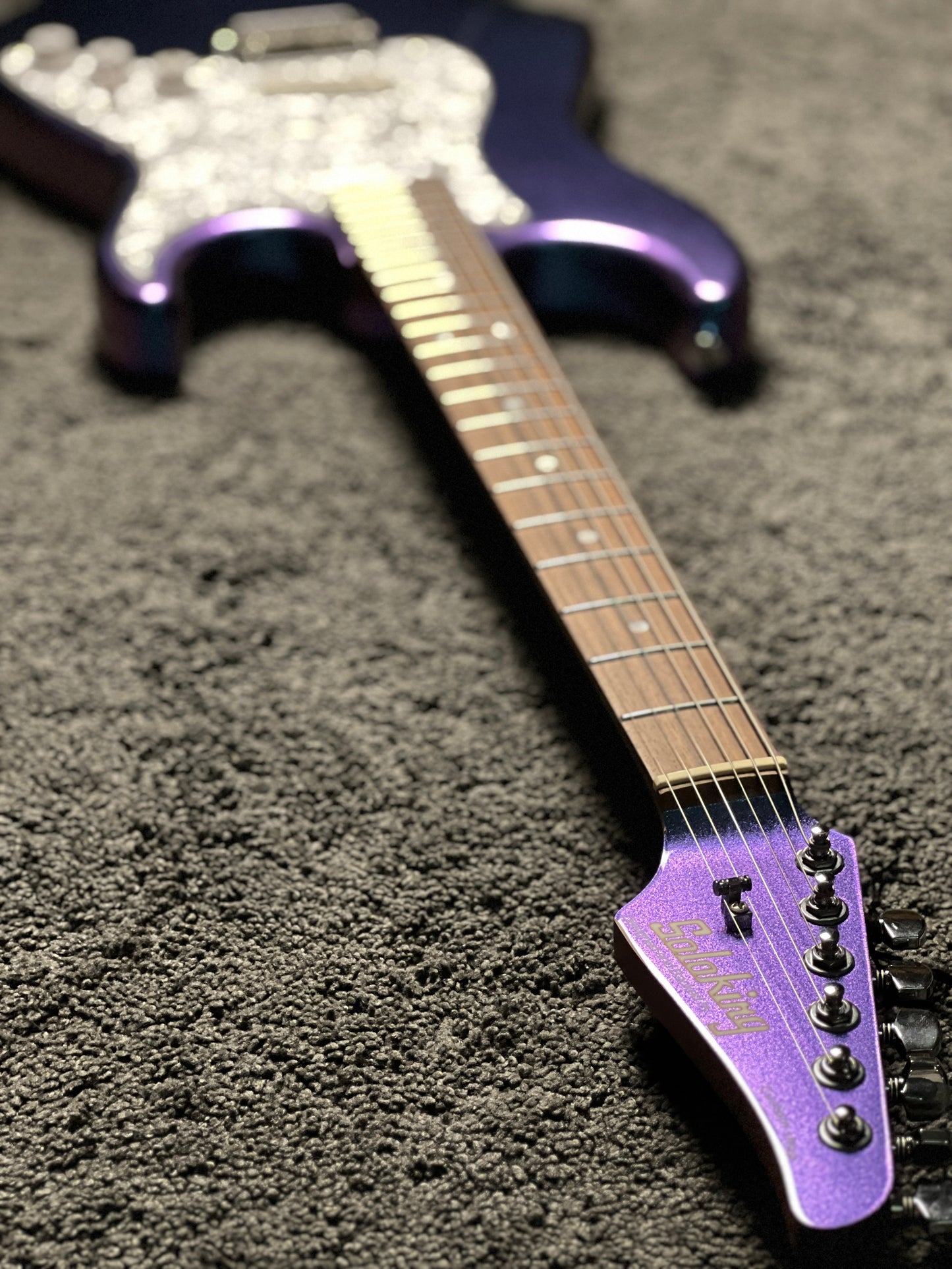 Soloking MS-1 Classic SSS MKII MOD with Seymour Duncan SHR-1b in Nebula Sparkle Nafiri Special Run