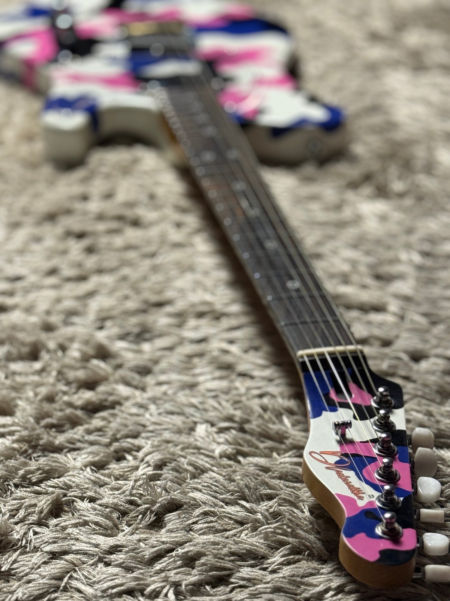 Dhatarattha Custom DTL Artist Hand Paint "Purple Camo"