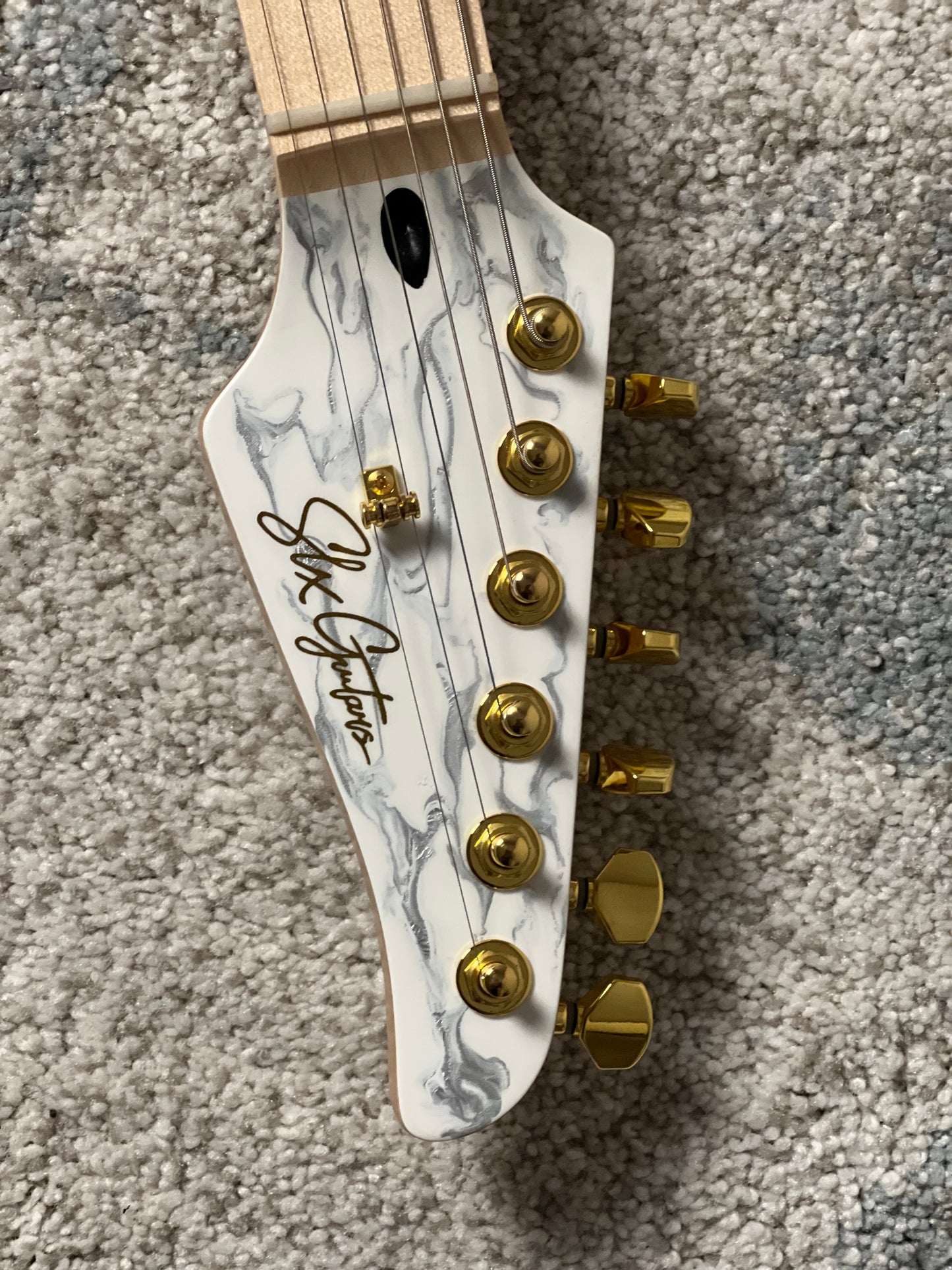 SLX X Dhatarattha Custom DST in Amethyst Shmear with Maple FB