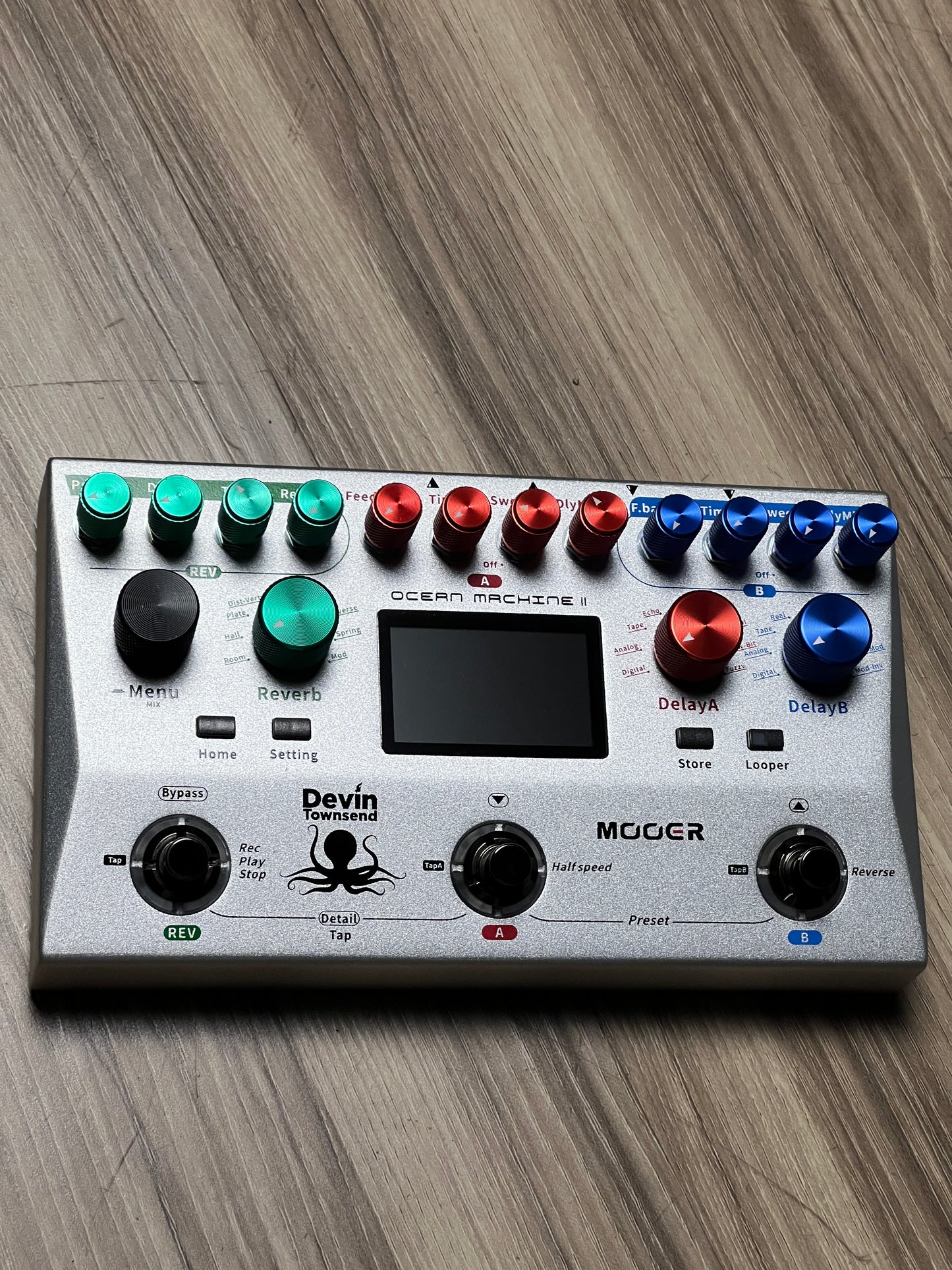 Mooer Ocean Machine II Devin Townsend Signature Dual Delay & Reverb Pedal