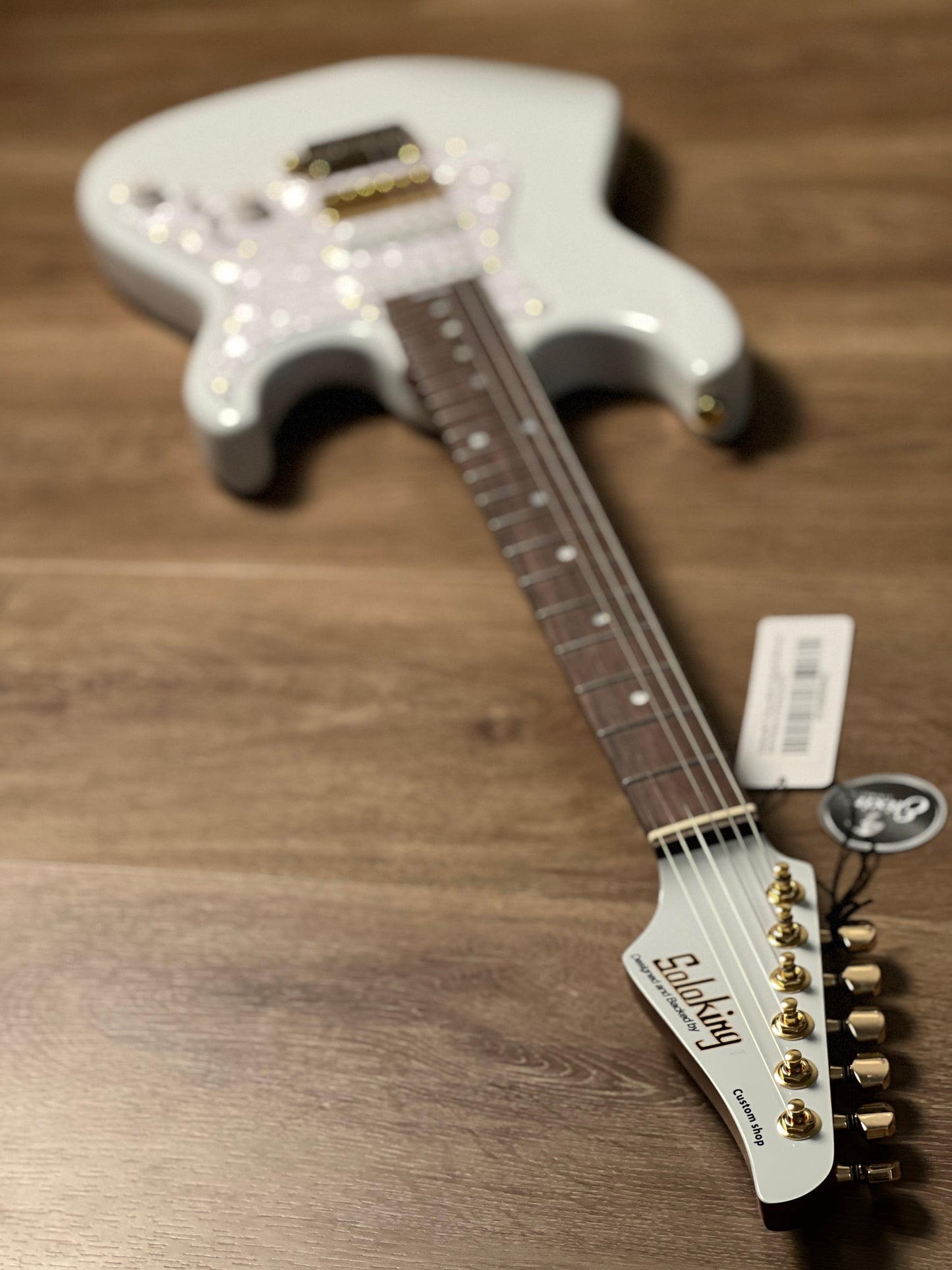 Soloking MS-1 Classic MKII in Olympic White with Gold Hardware and Rosewood FB