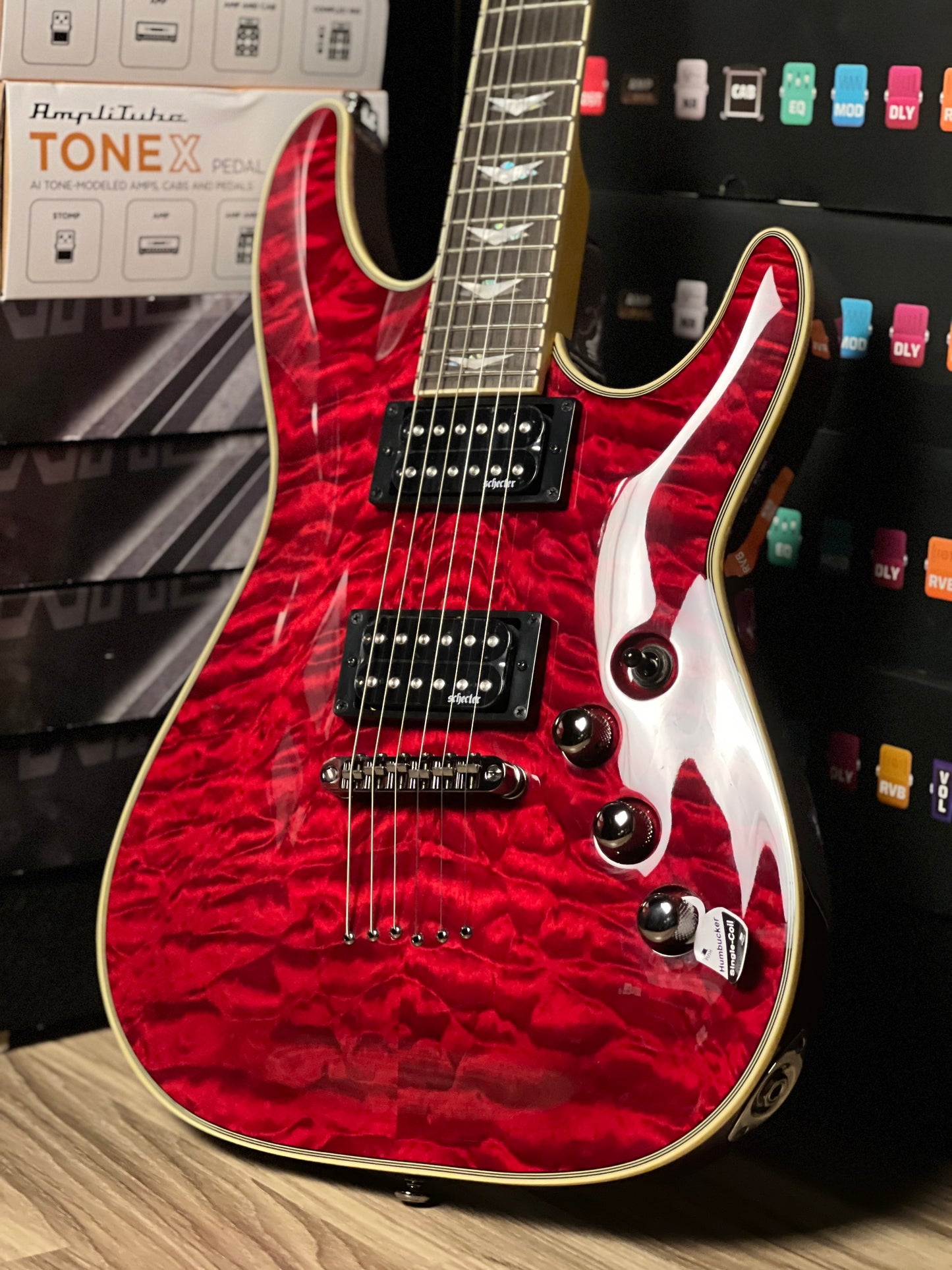 Schecter Omen Extreme 6 in Black Cherry