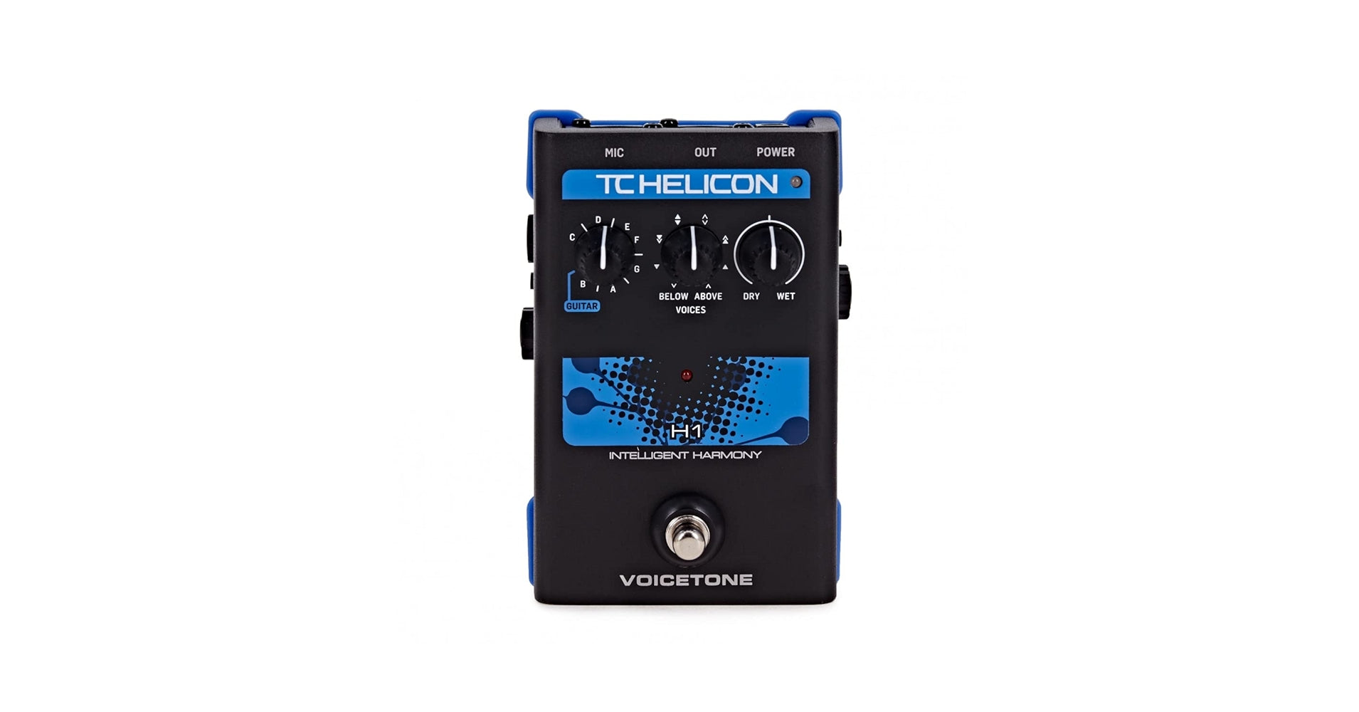 TC-Helicon VoiceTone H1 Intelligent Harmony Vocal Effects Pedal –