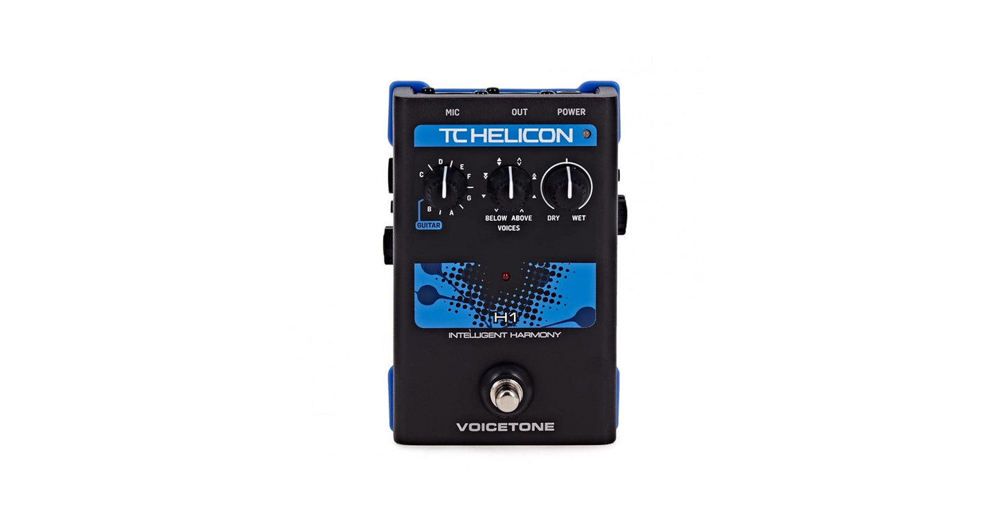 TC-Helicon VoiceTone H1 Intelligent Harmony Vocal Effects Pedal