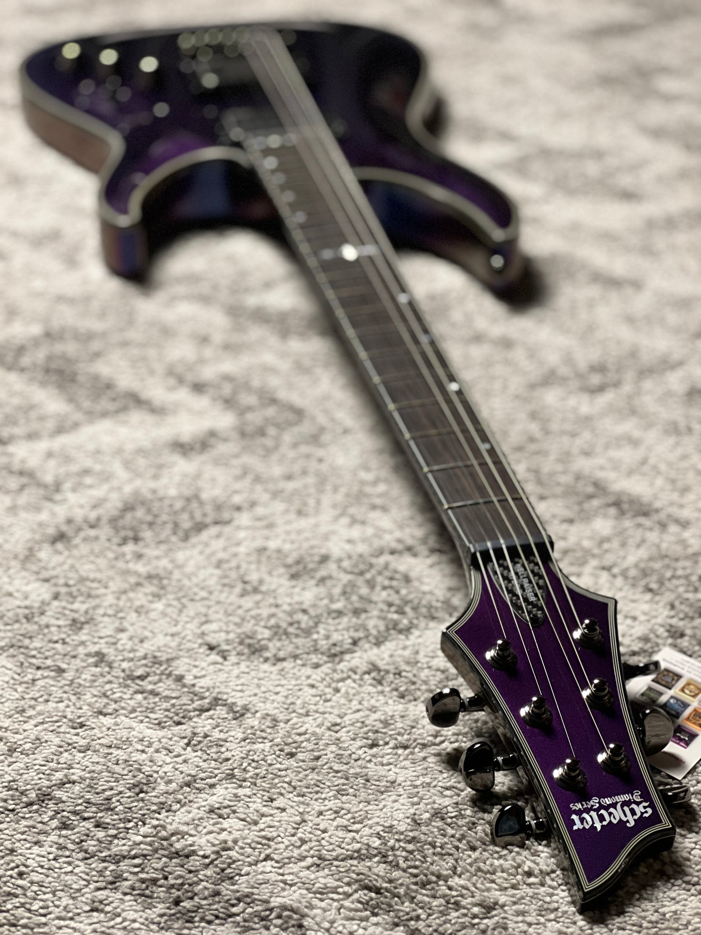 Schecter Hellraiser Hybrid C-1 UV in Ultra Violet W2370117