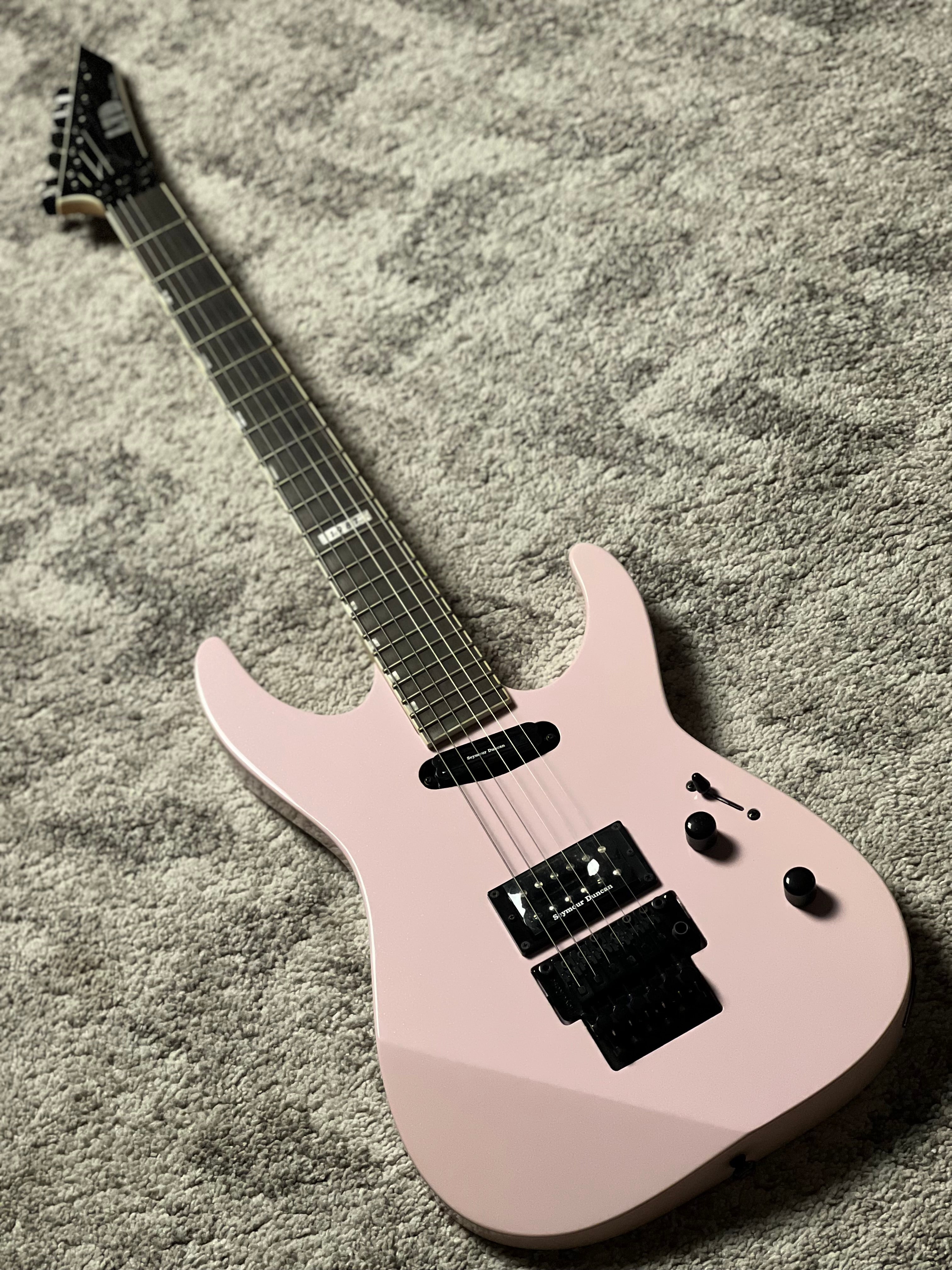 ESP LTD Mirage Deluxe '87 FR in Pearl Pink – nafiriguitar.com