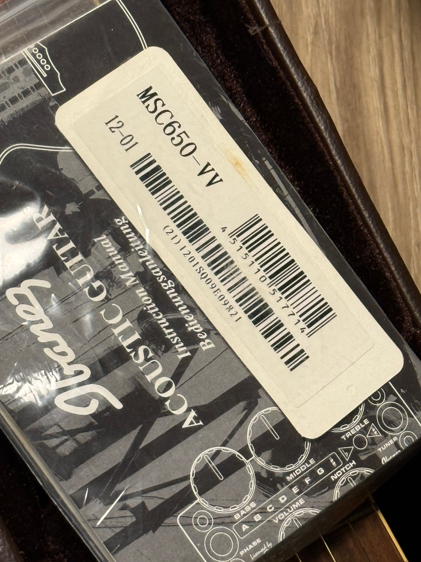 Ibanez MSC650VV Montage Series Hybrid in Vintage Violin Finish with Hardshell Case SQ09E09821