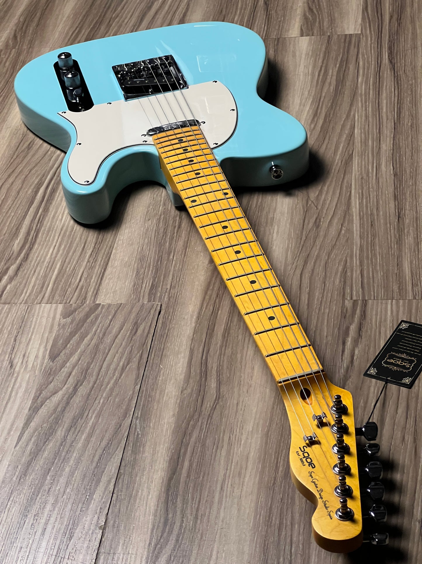SQOE SETL250 with Maple FB in Sonic Blue