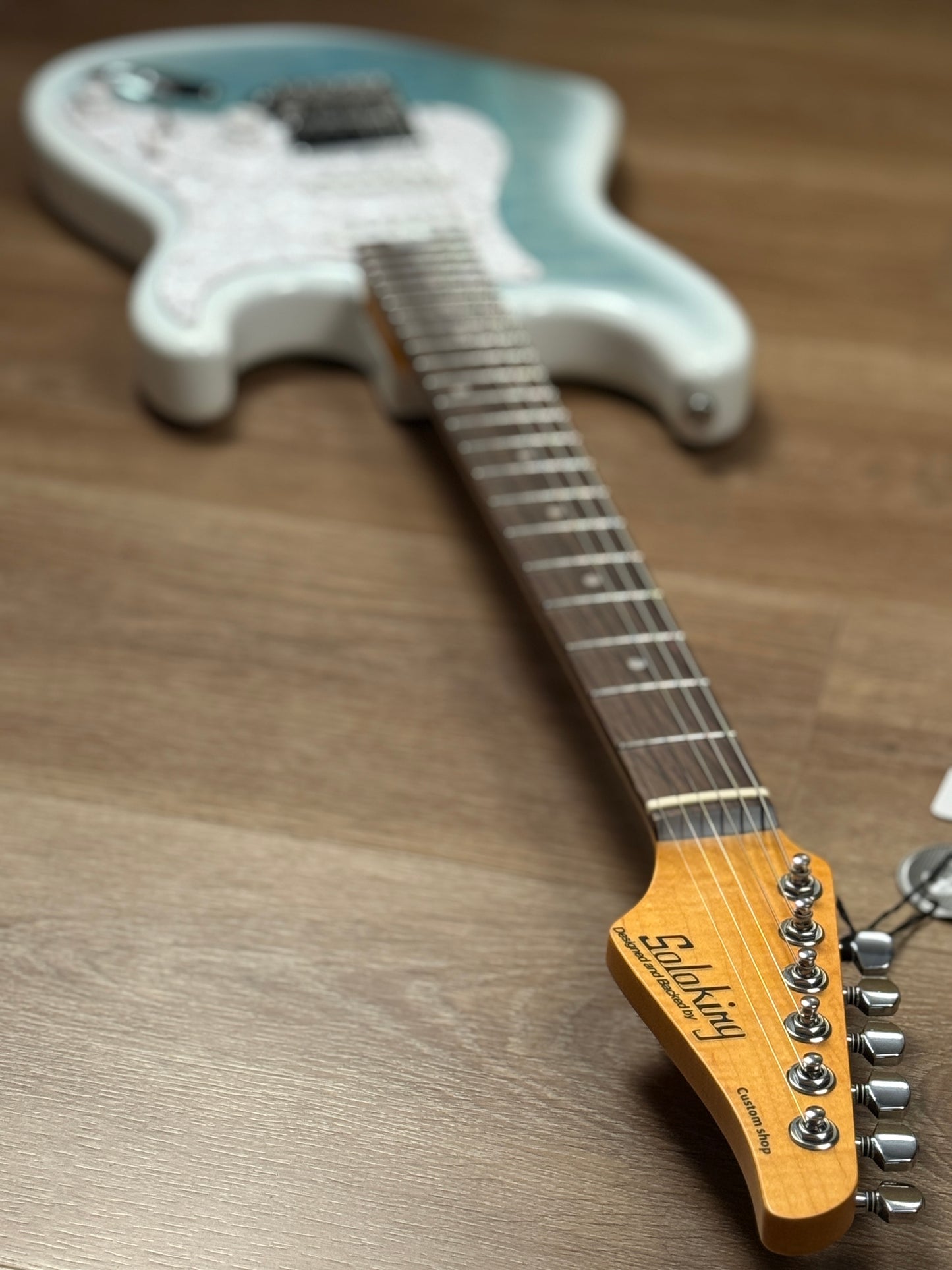 Soloking MS-1 Artisan Quilt with Rosewood FB in Larimar Nafiri Special Run