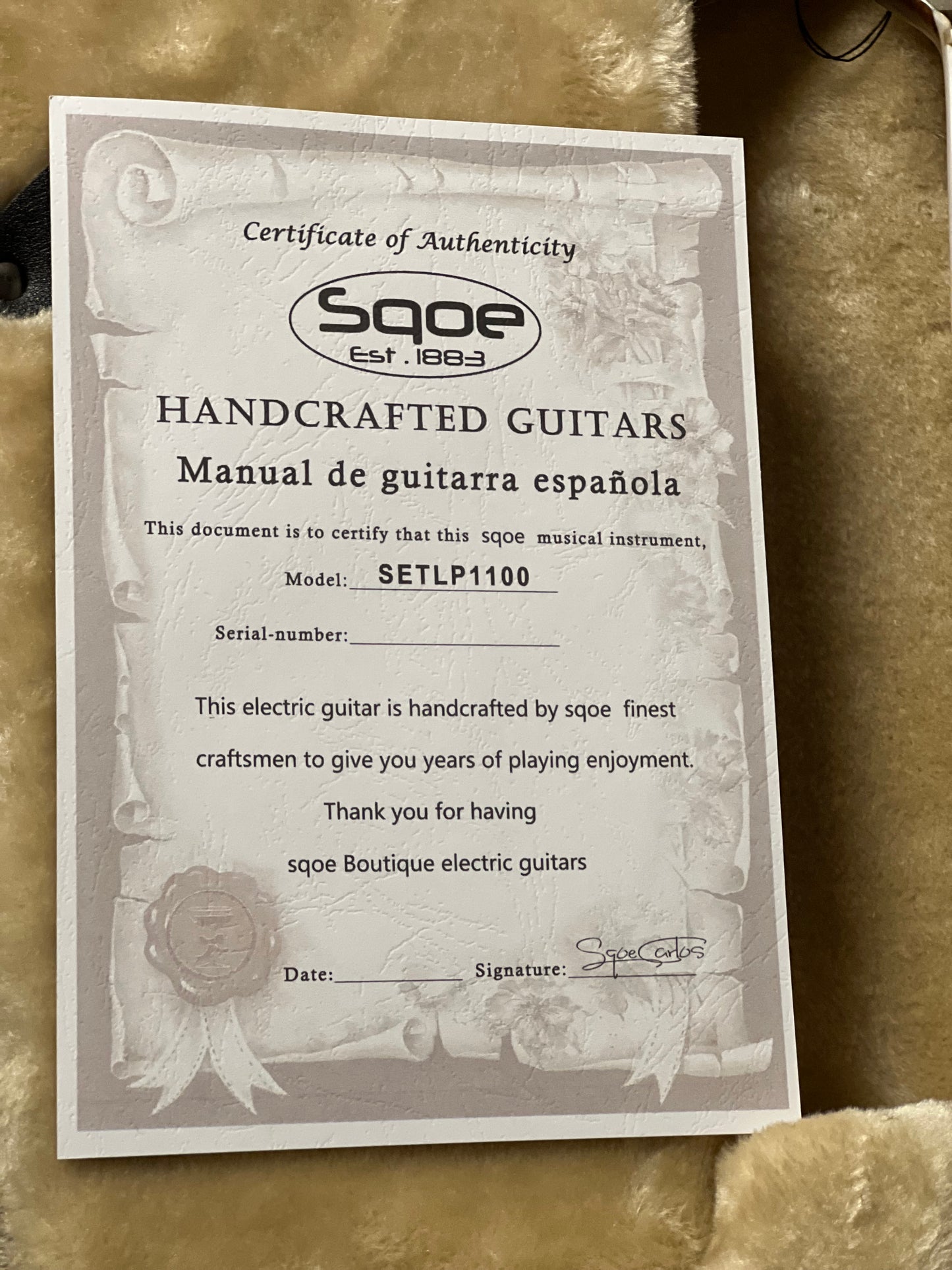 SQOE SETLP1100 Premium Caston Series Professional Limited Edition in Silver