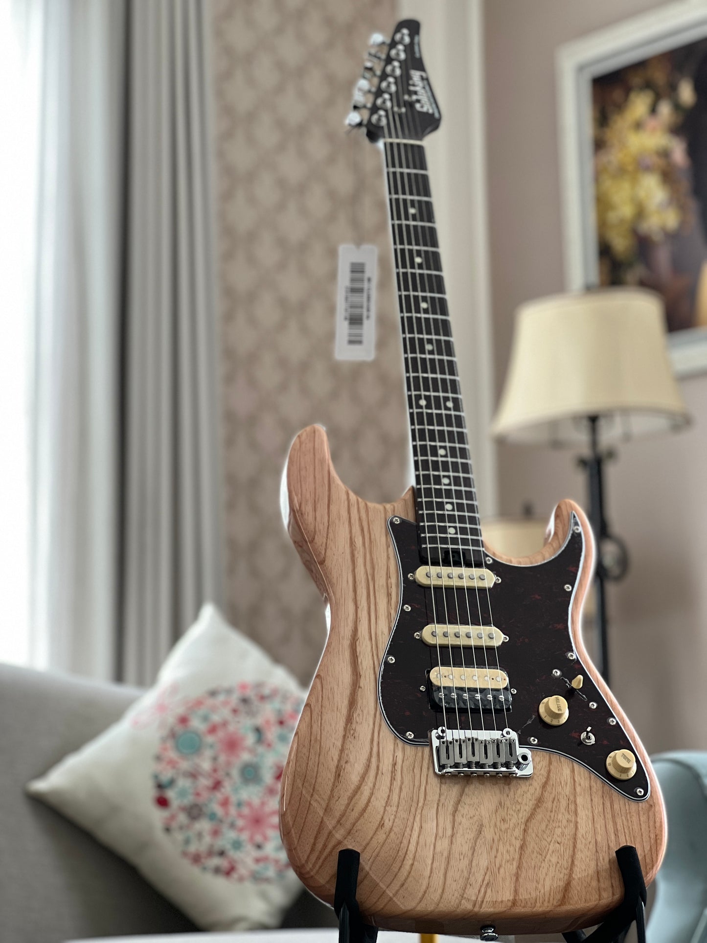 Soloking MS-1 Classic ASH สีเหลืองธรรมชาติ พร้อมชิ้นเดียว Rosewood Neck Nafiri Special Run