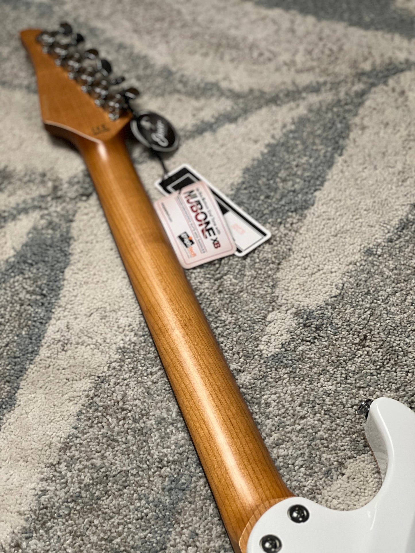 Soloking MS-1 Custom 24 HH Quilt Top with Rosewood FB in Beach Sunset Surf Fade JESCAR