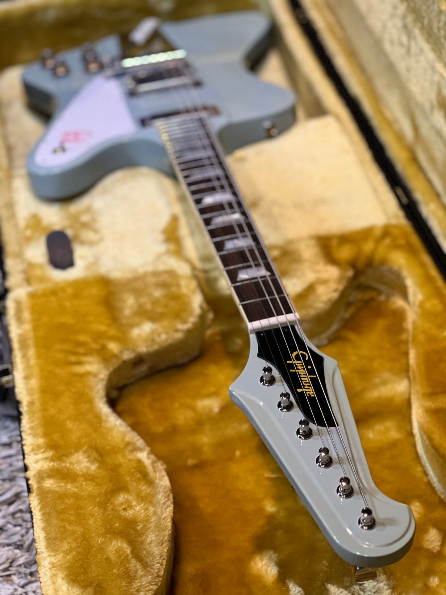 Epiphone 1963 Firebird V in Frost Blue