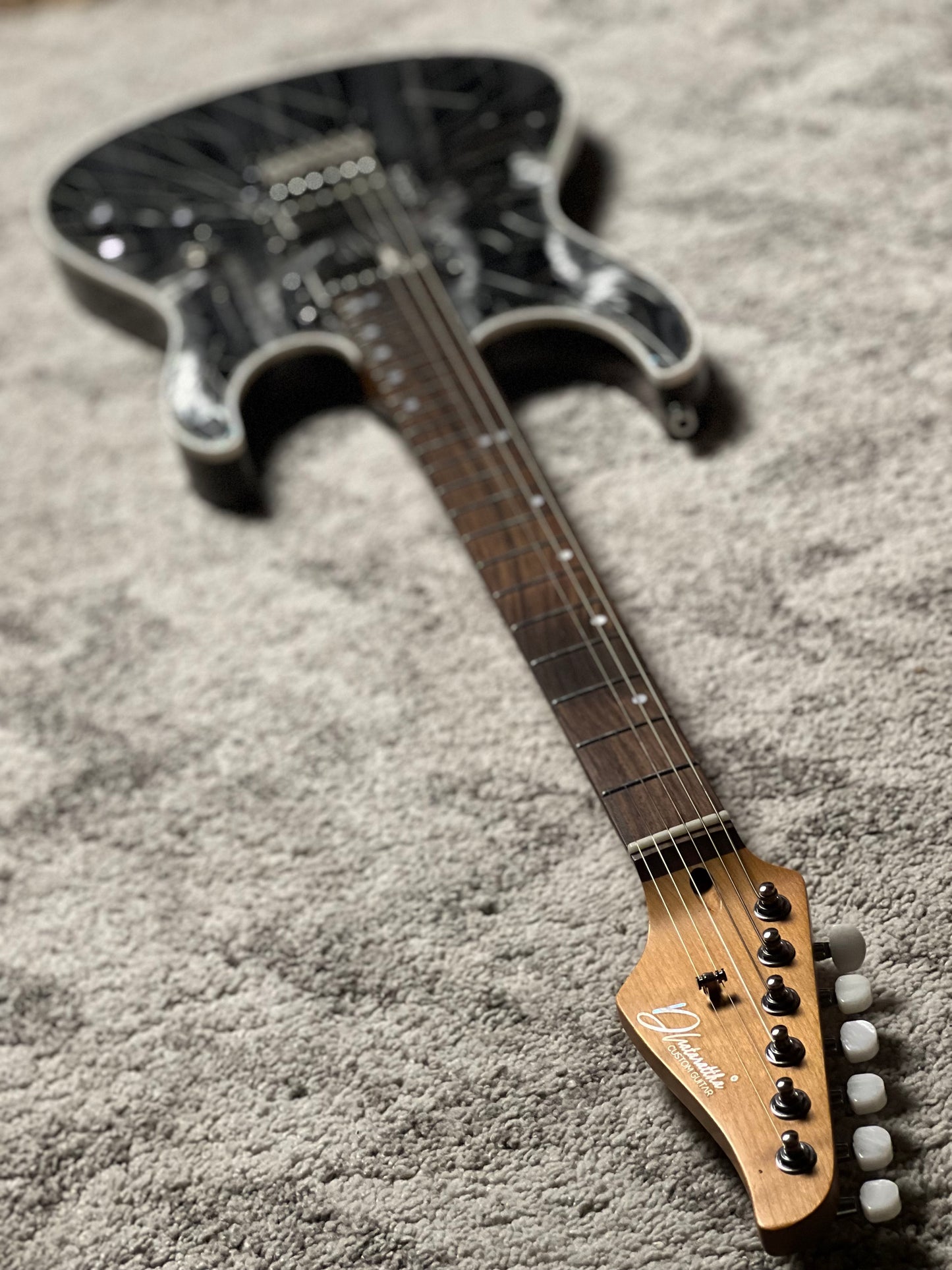 Dhatarattha Custom DST HH in Shattered Mirror with Rosewood FB