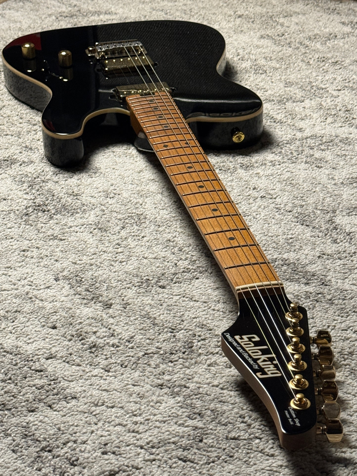 Soloking MT-1 Modern HH MKII in Black Beauty with Roasted Neck and Gold Hardware ML2024111010 (USED)