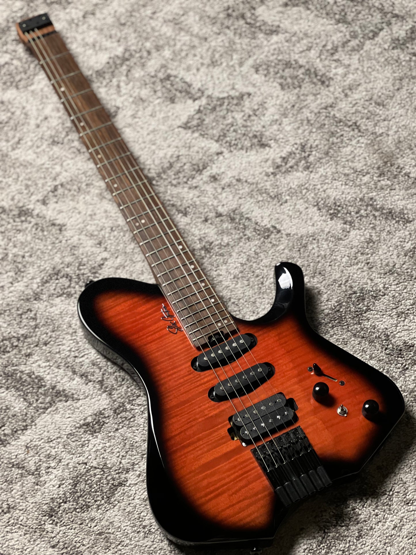 SLX Raptor Model B Headless with Flame Top in Fire Burst