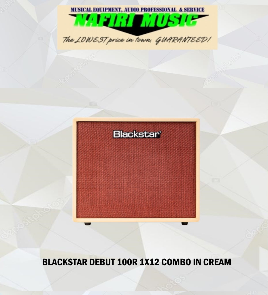 Blackstar Debut 100R 1X12 Combo in Cream