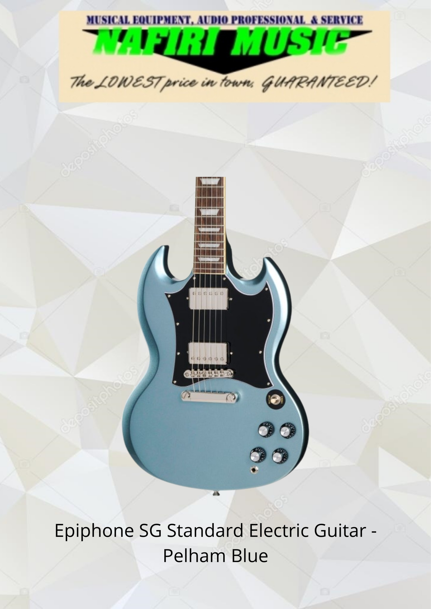 Epiphone SG Standard in Pelham Blue