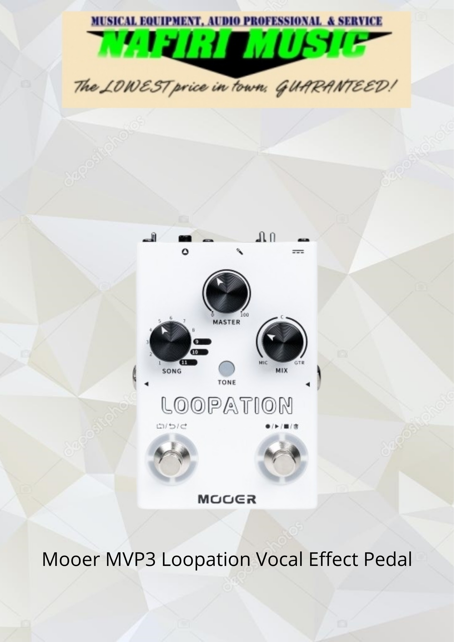 Mooer MVP3 Loopation Vocal Effect Pedal