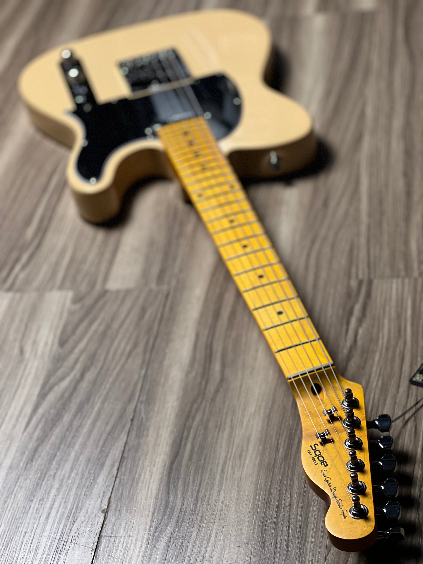 SQOE SETL250 with Maple FB in Vintage Blonde