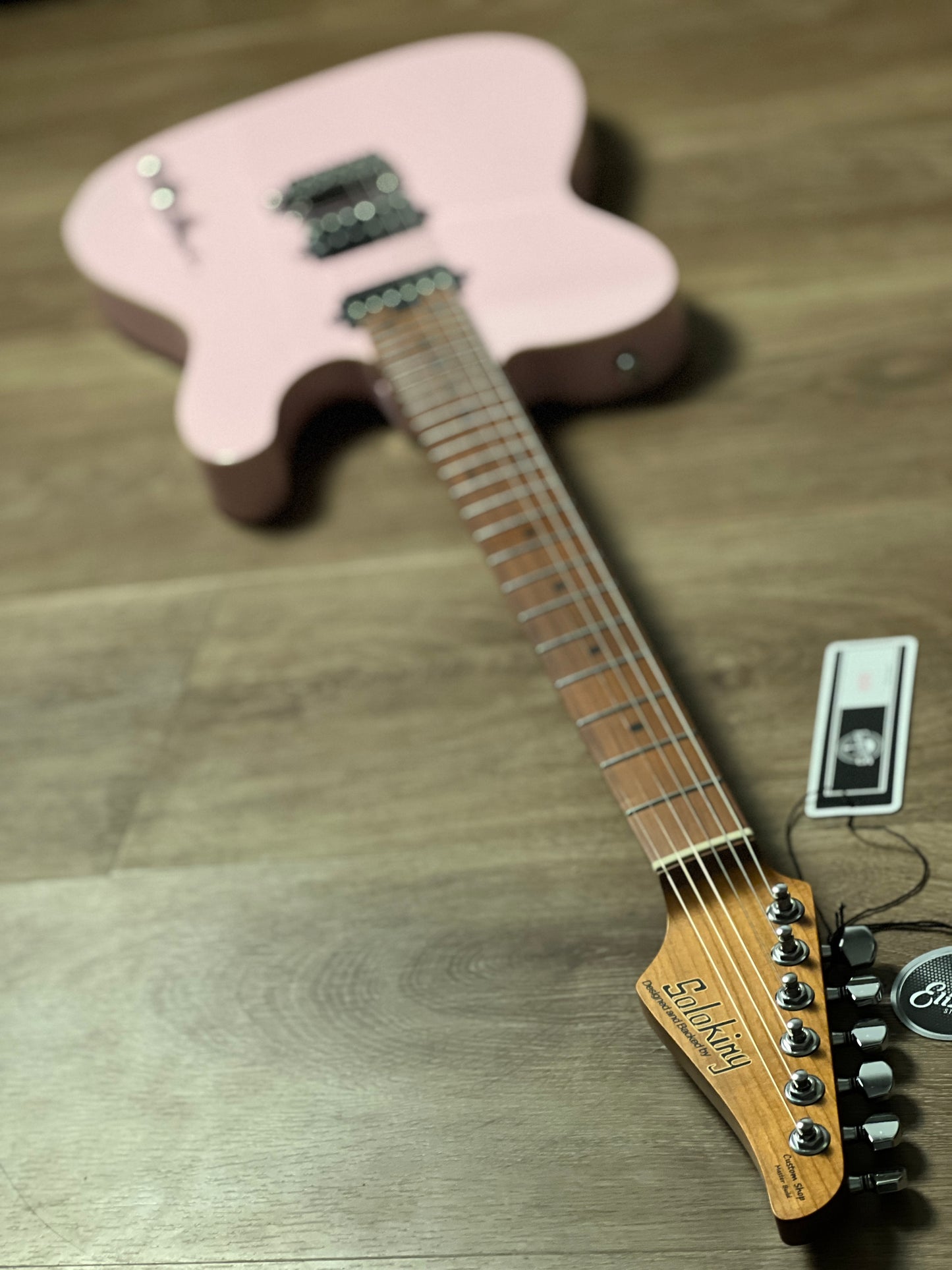 Soloking MT-1 Modern HH 24 Pro สี Shell Pink พร้อมสวิตช์เสียง 9 อัน