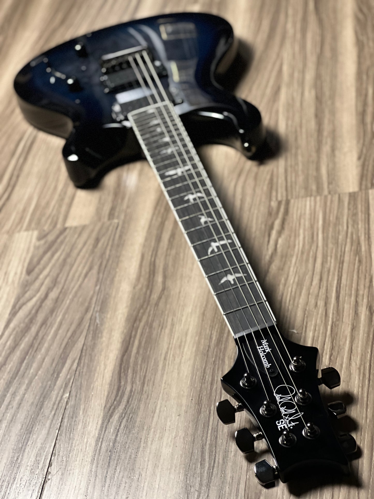 PRS SE Mark Holcomb Blue Burst 6 สาย