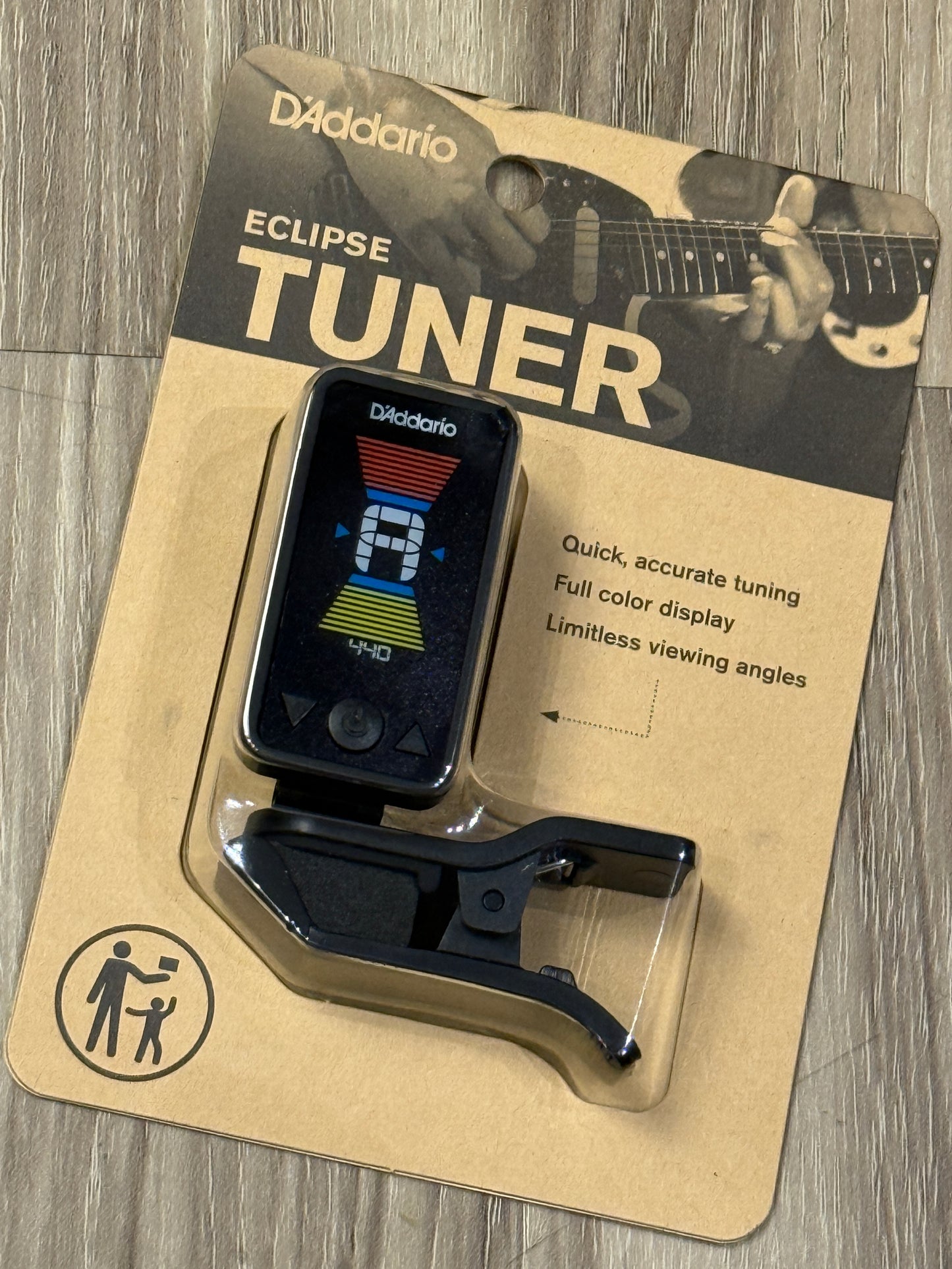 D Addario Planet Waves Eclipse Clip On Tuner