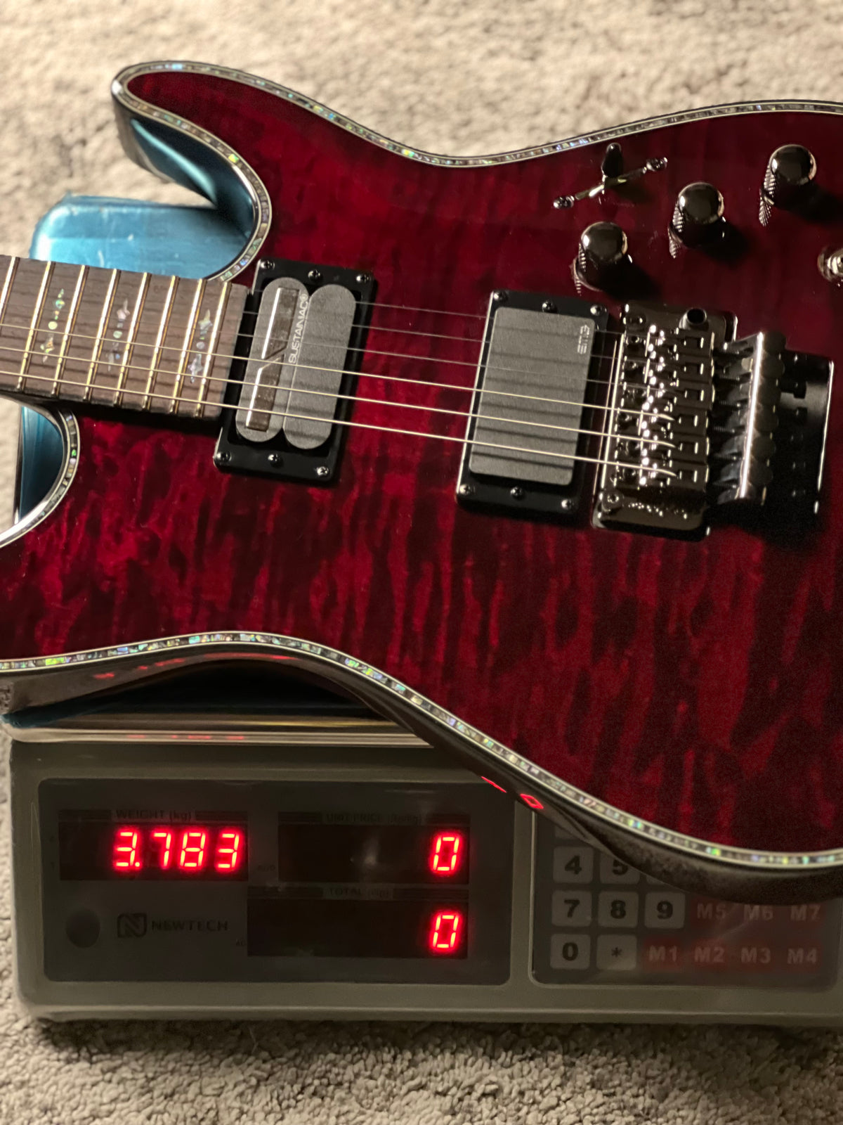 Schecter Hellraiser C-1 FR S BCH in Black Cherry W24111572