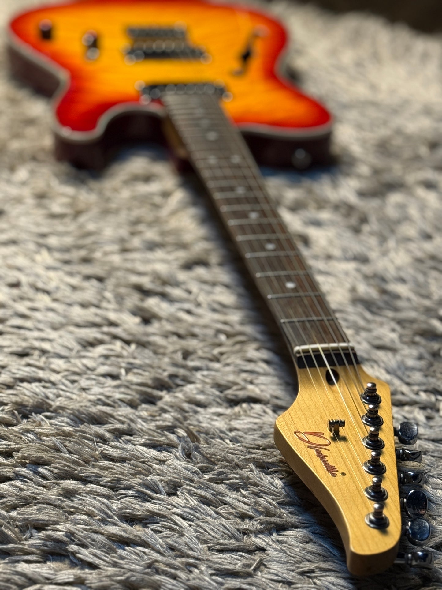 Dhatarattha Performance DTL HH Thinline in Cherry Sunburst with Rosewood FB