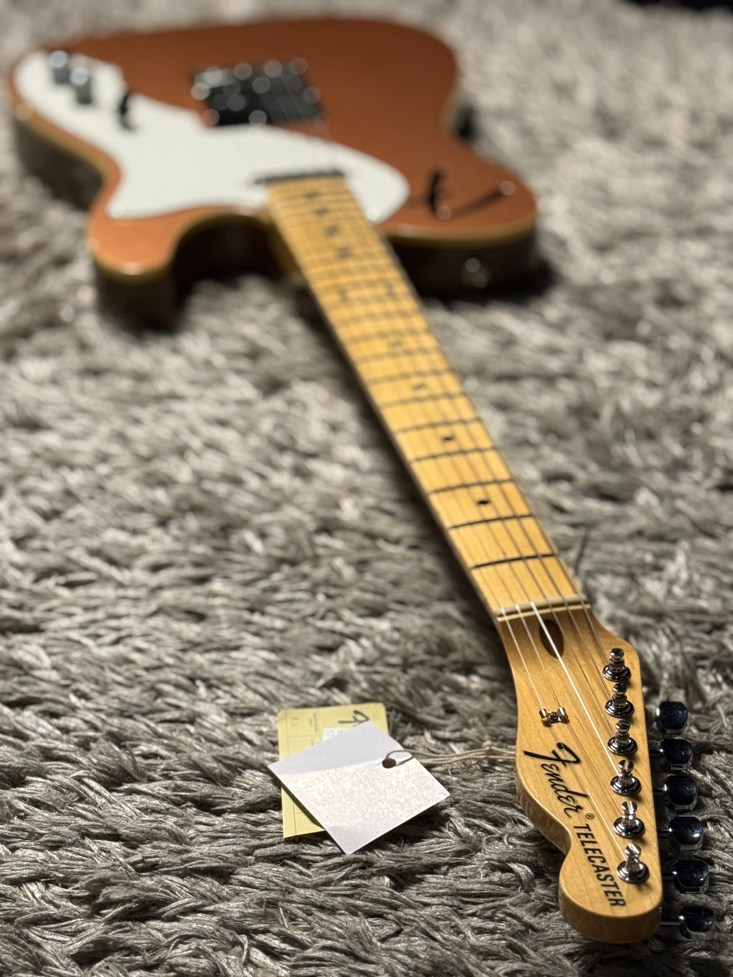 Fender Japan Limited Edition F Hole Telecaster Thinline with Maple FB in Penny JD21023114