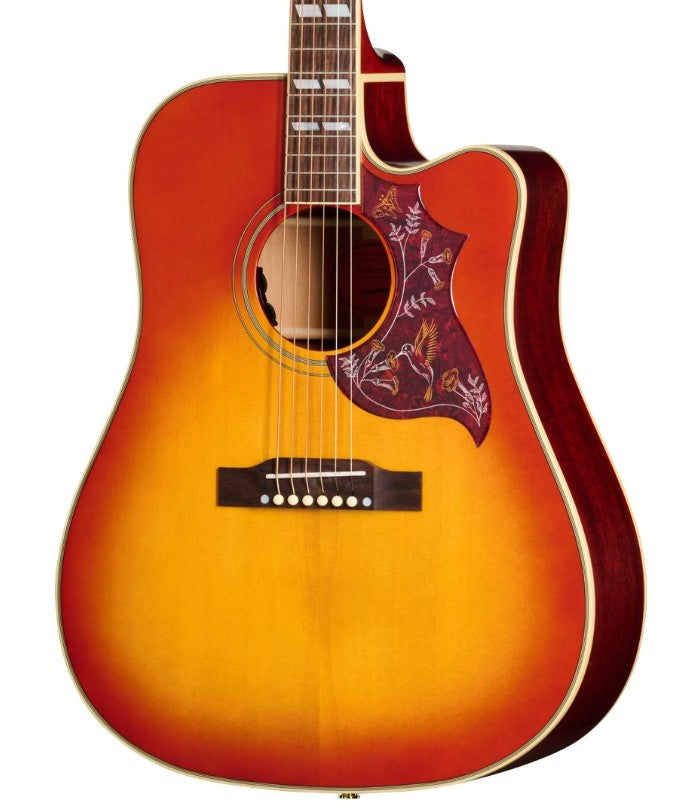 Epiphone Hummingbird Standard EC All Solid with Fishman Presys VT in Cherry Sunburst