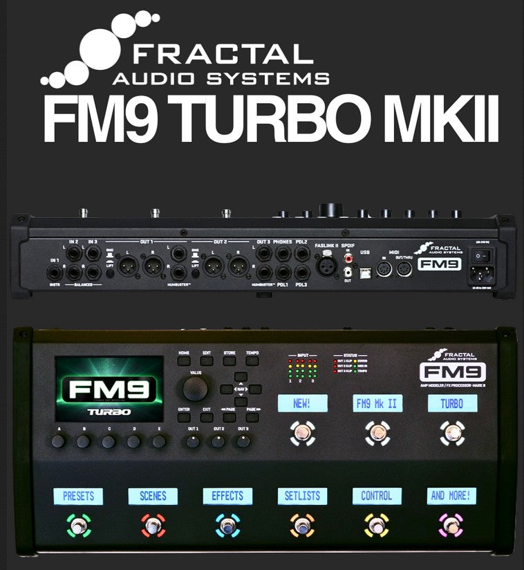 fractal effects pedal Fractal FM9 MKII Turbo Amp Modeler/Multi-FX – nafiriguitar.com