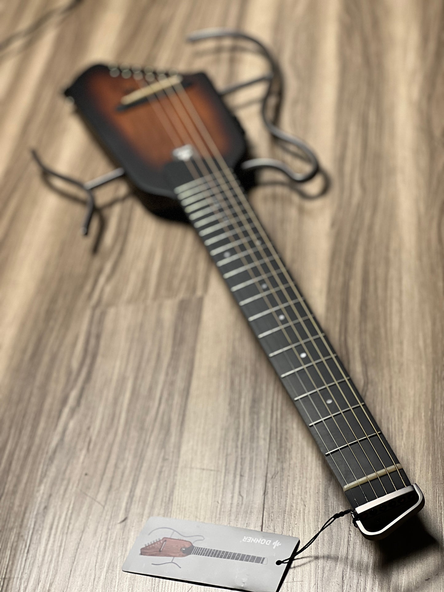 Donner HUSH-I Silent Guitar In Sunburst w/Bag