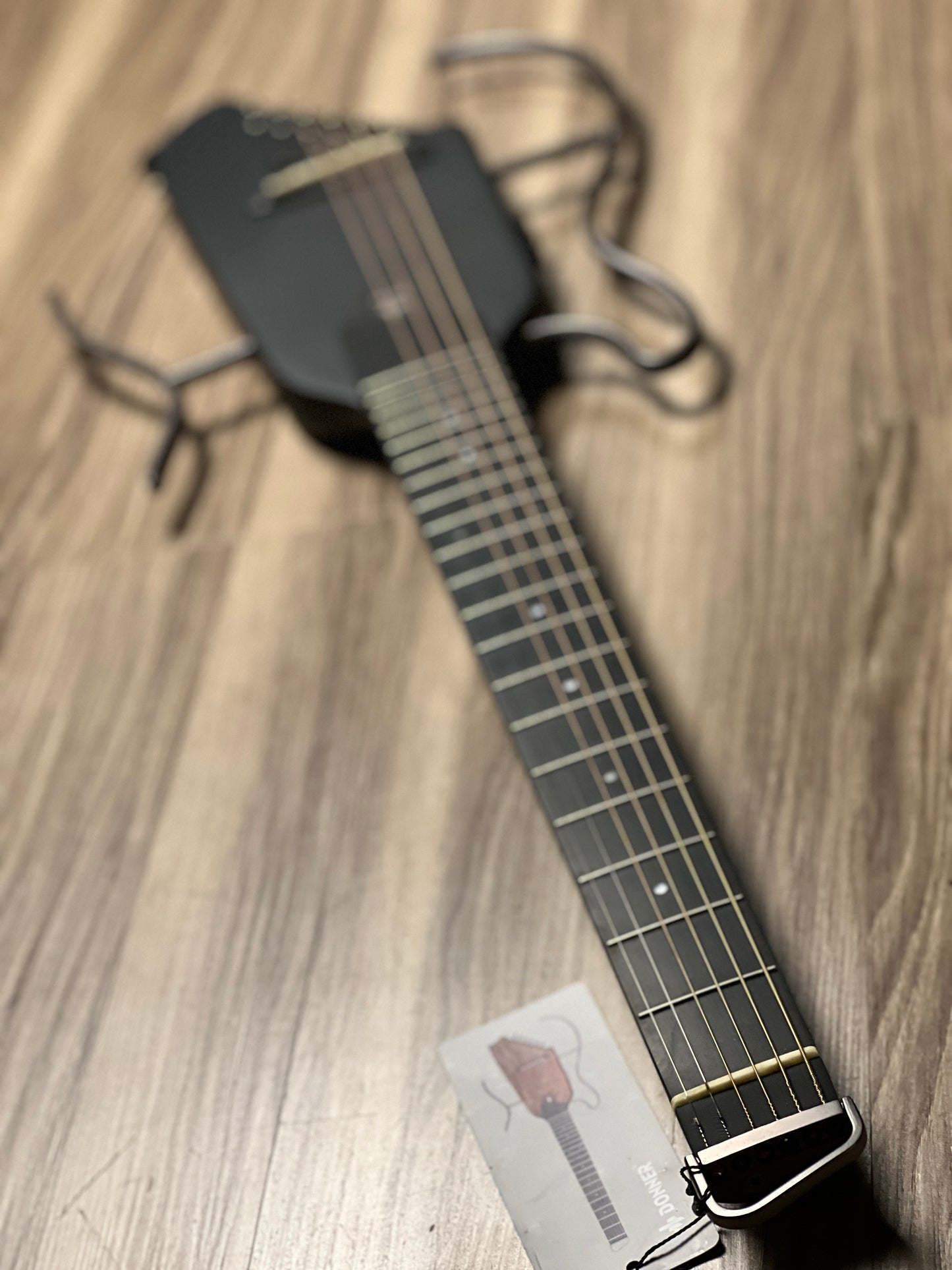 Donner HUSH-I Silent Guitar In Black w/Bag