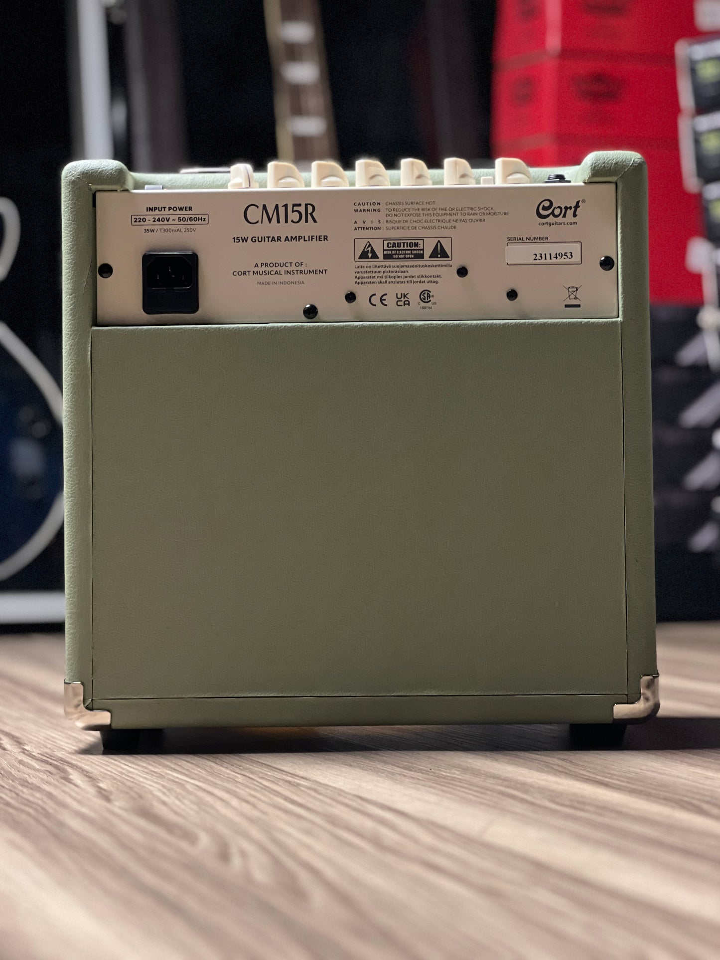 Cort Guitar Amplifier CM15R in Pastel Green
