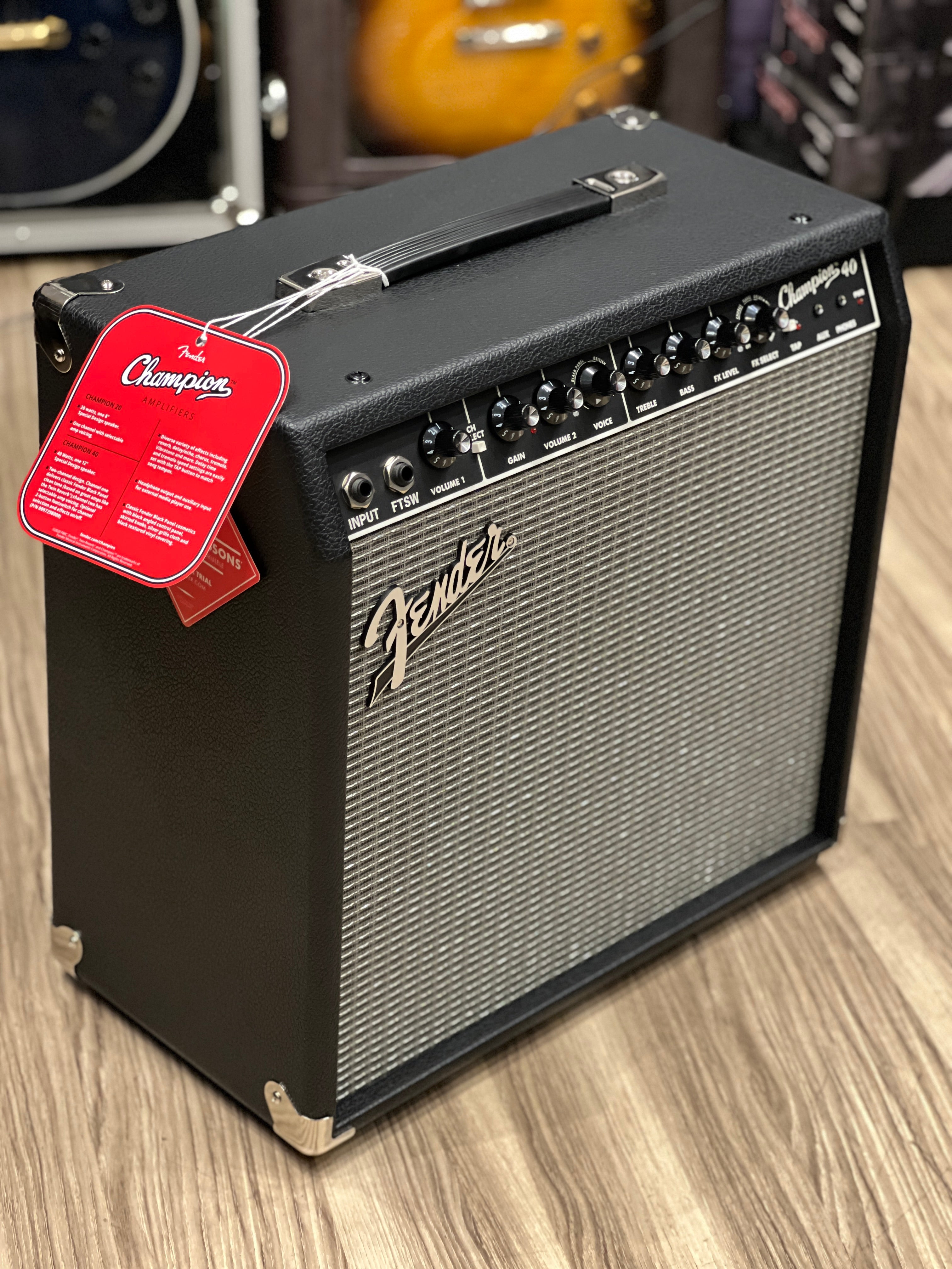 fender champion 40 pedals Fender Champion 40 Guitar Amplifier – nafiriguitar.com