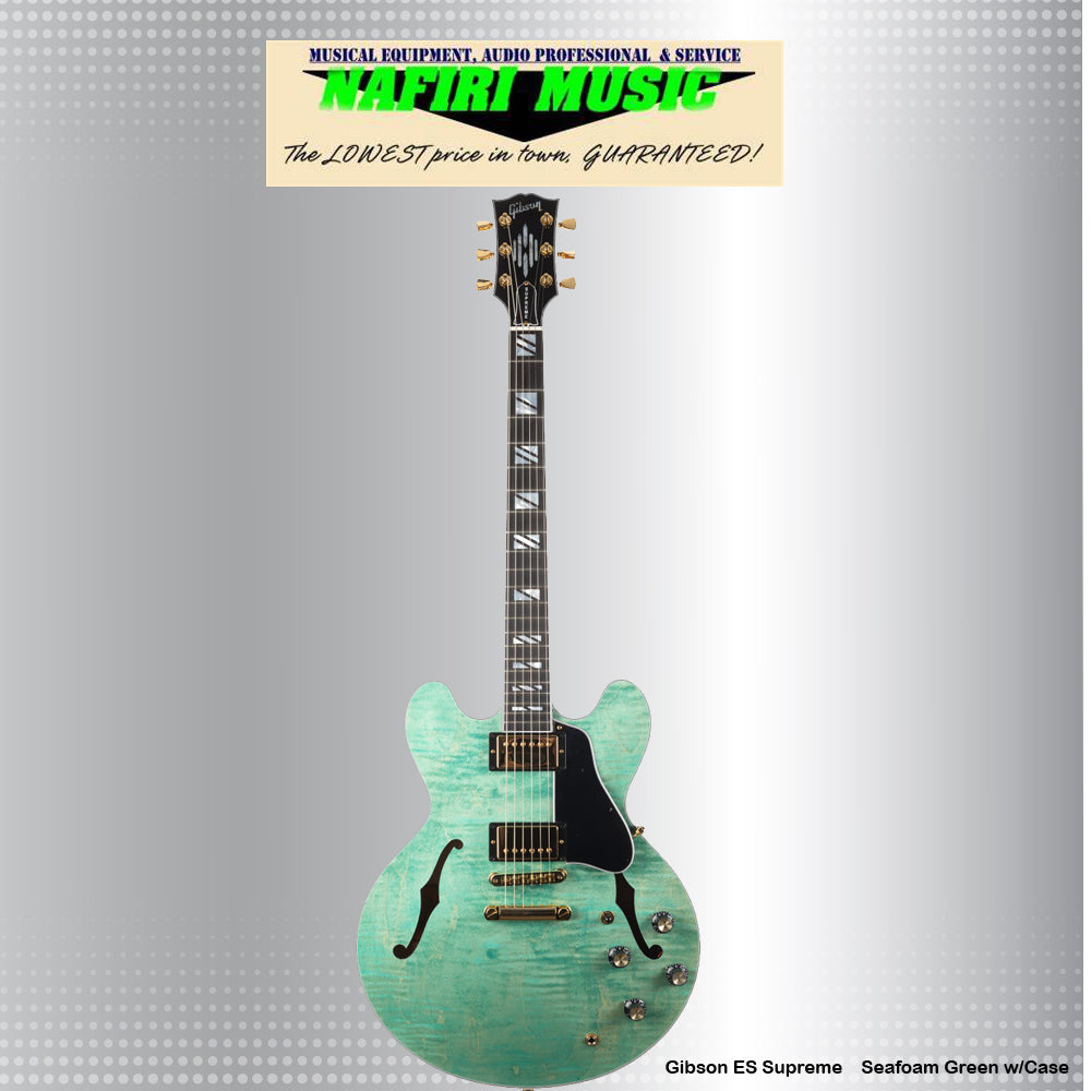 Gibson ES Supreme in Seafoam Green with Case 21624260