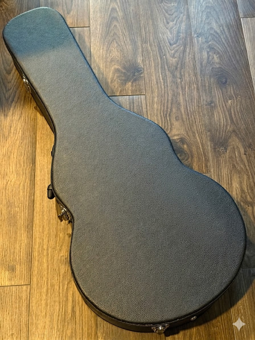 Hollowbody Guitar Wooden Case in Black (Fit for Gretsch / Epiphone / Etc)