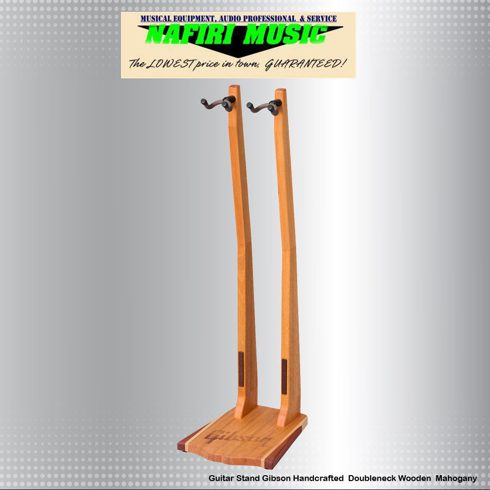 Guitar Stand Gibson Handcrafted Doubleneck Wooden Mahogany