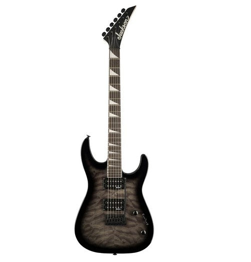 Jackson JS Series Dinky JS20 DKQ 2PT with Amaranth FB in Transparent Black